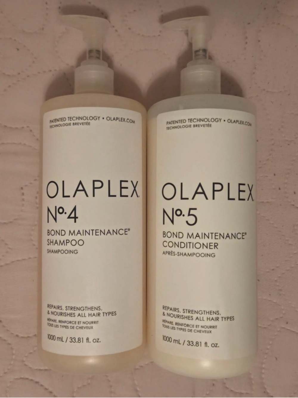 OLAPLEX No.4 Shampoo & No.5 Conditioner Duo - White Bottles